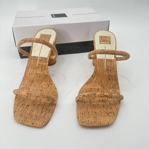 DOLCE VITA New in Box Noles Strappy Heel in Natural Cork // 11 - Picture 3 of 15